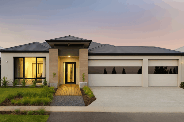 white wonder • flush panel insulated garage doors
